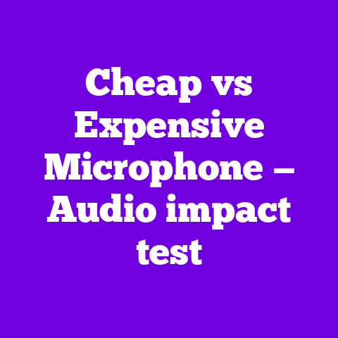 Cheap vs Expensive Microphone — Audio impact test