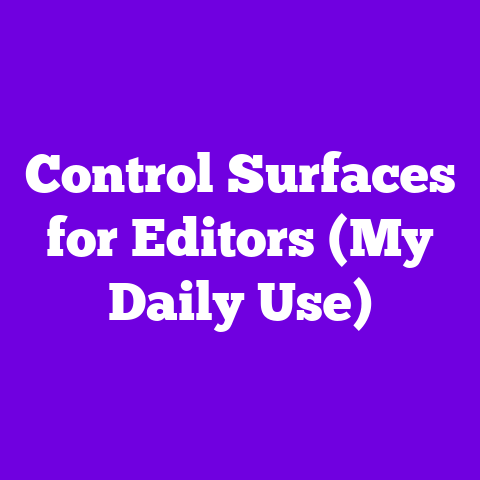 Control Surfaces for Editors (My Daily Use)