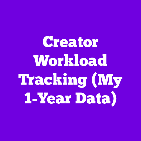 Creator Workload Tracking (My 1-Year Data)