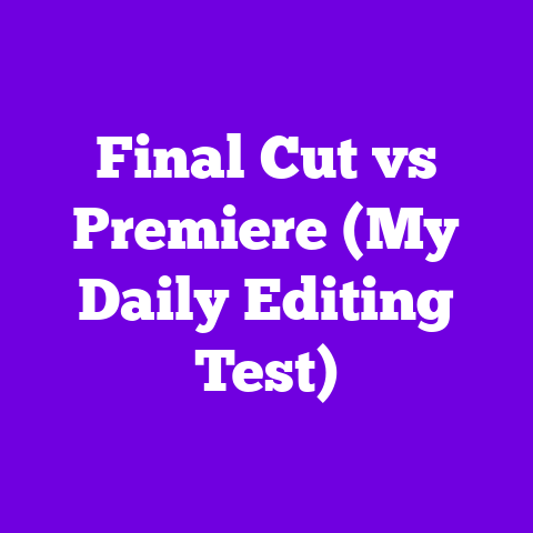Final Cut vs Premiere (My Daily Editing Test)