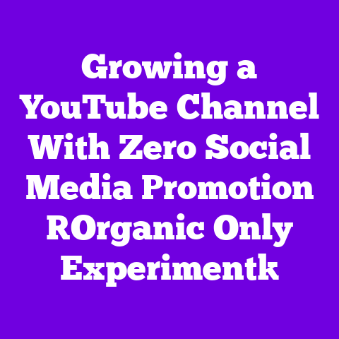 Growing a YouTube Channel With Zero Social Media Promotion [Organic Only Experiment]