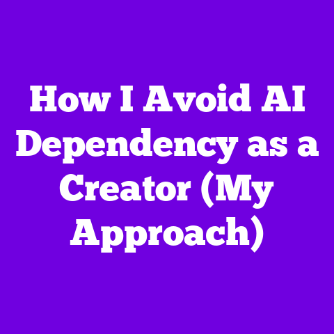 How I Avoid AI Dependency as a Creator (My Approach)