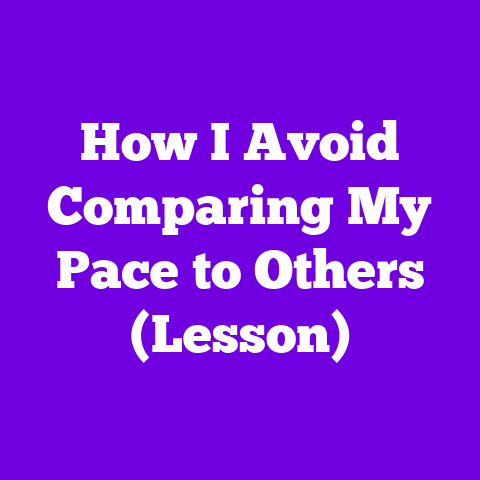 How I Avoid Comparing My Pace to Others (Lesson)