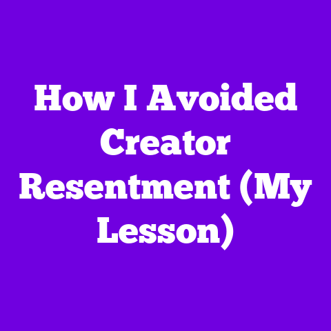 How I Avoided Creator Resentment (My Lesson)