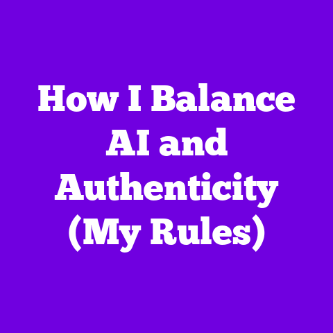 How I Balance AI and Authenticity (My Rules)