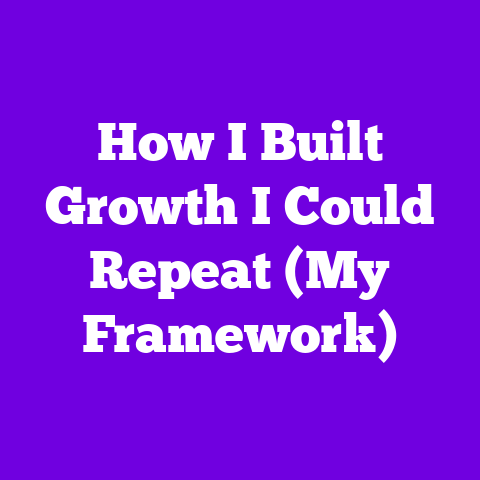 How I Built Growth I Could Repeat (My Framework)