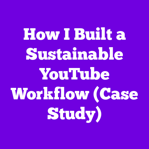 How I Built a Sustainable YouTube Workflow (Case Study)