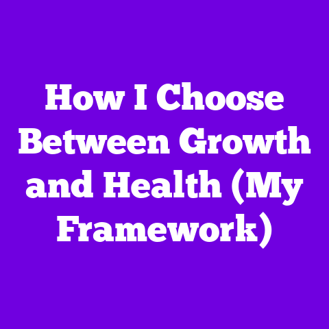 How I Choose Between Growth and Health (My Framework)