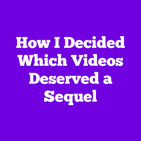 How I Decided Which Videos Deserved a Sequel