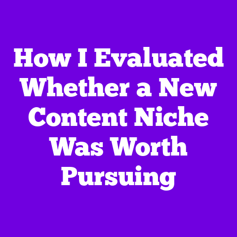 How I Evaluated Whether a New Content Niche Was Worth Pursuing