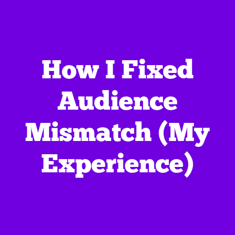 How I Fixed Audience Mismatch (My Experience)