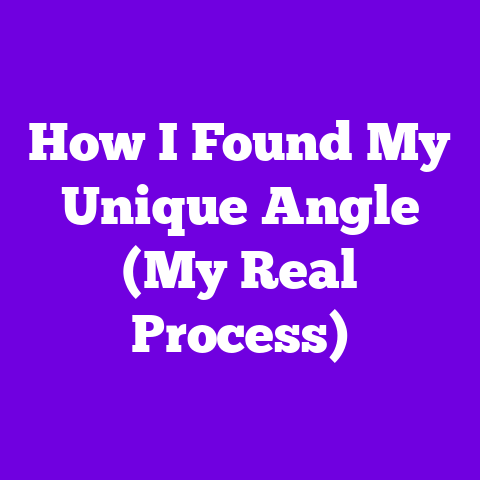 How I Found My Unique Angle (My Real Process)