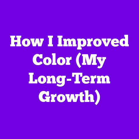 How I Improved Color (My Long-Term Growth)