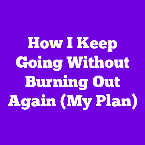 How I Keep Going Without Burning Out Again (My Plan)