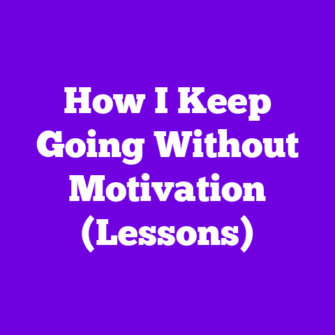 How I Keep Going Without Motivation (Lessons)