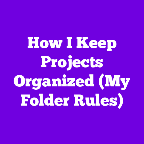 How I Keep Projects Organized (My Folder Rules)