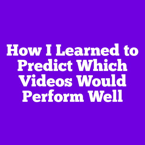 How I Learned to Predict Which Videos Would Perform Well