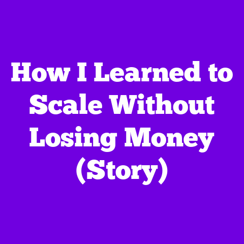 How I Learned to Scale Without Losing Money (Story)