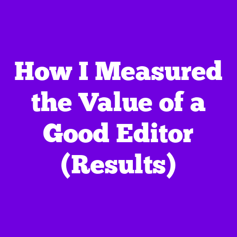 How I Measured the Value of a Good Editor (Results)