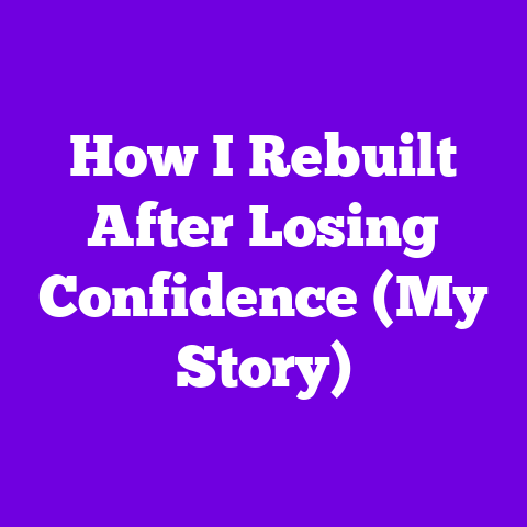 How I Rebuilt After Losing Confidence (My Story)