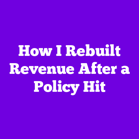 How I Rebuilt Revenue After a Policy Hit