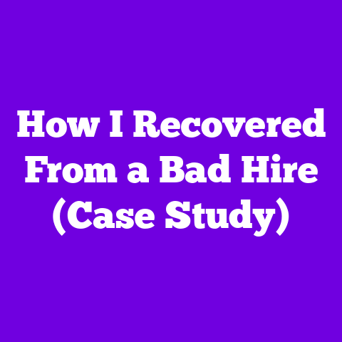 How I Recovered From a Bad Hire (Case Study)
