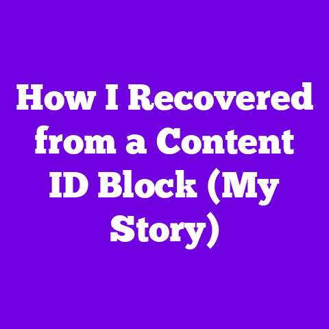 How I Recovered from a Content ID Block (My Story)