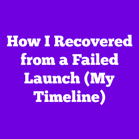 How I Recovered from a Failed Launch (My Timeline)