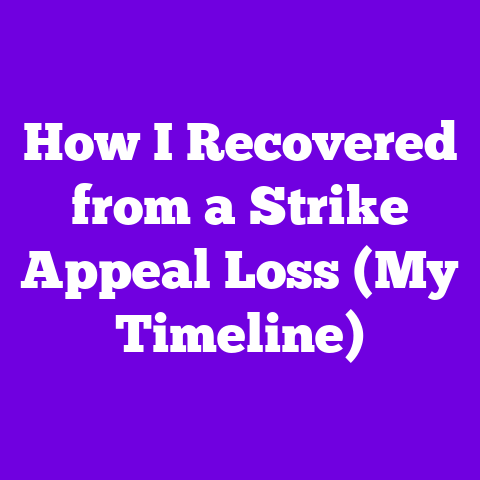 How I Recovered from a Strike Appeal Loss (My Timeline)