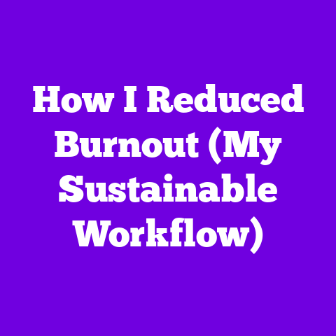 How I Reduced Burnout (My Sustainable Workflow)
