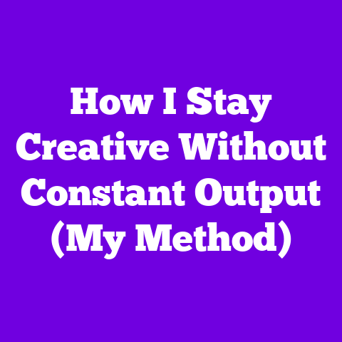 How I Stay Creative Without Constant Output (My Method)