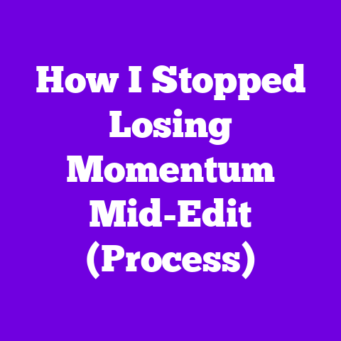 How I Stopped Losing Momentum Mid-Edit (Process)