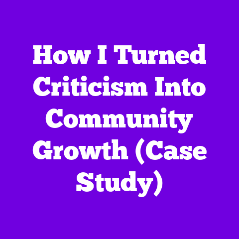 How I Turned Criticism Into Community Growth (Case Study)