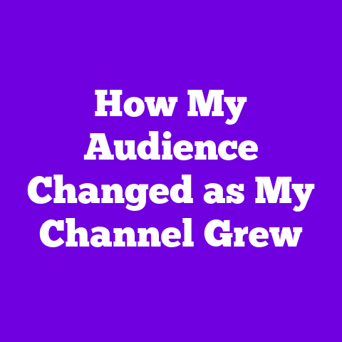 How My Audience Changed as My Channel Grew