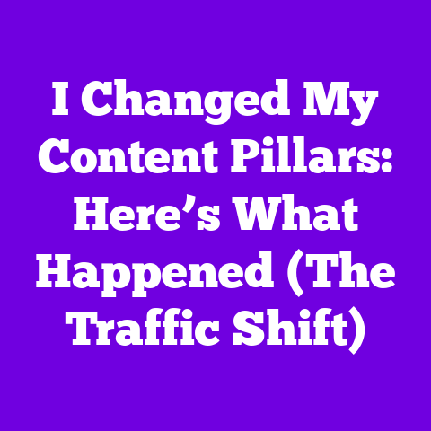 I Changed My Content Pillars: Here’s What Happened (The Traffic Shift)