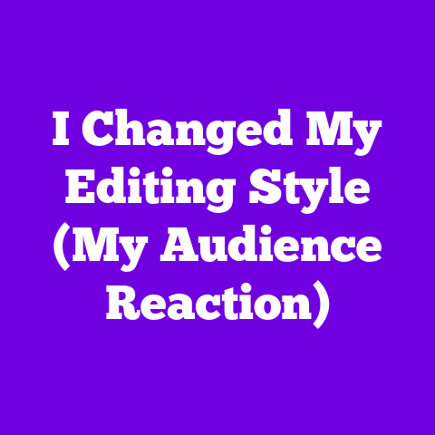 I Changed My Editing Style (My Audience Reaction)