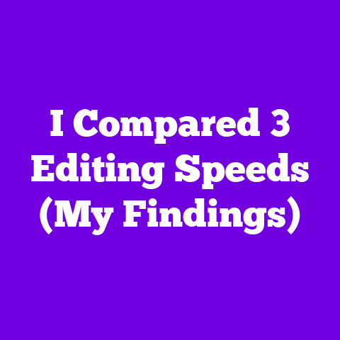 I Compared 3 Editing Speeds (My Findings)