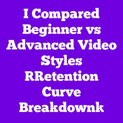 I Compared Beginner vs Advanced Video Styles [Retention Curve Breakdown]