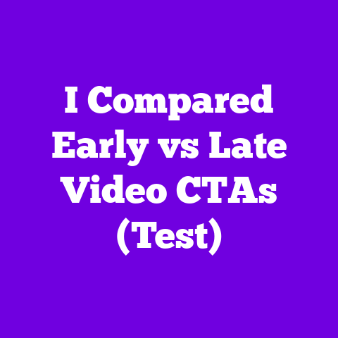 I Compared Early vs Late Video CTAs (Test)