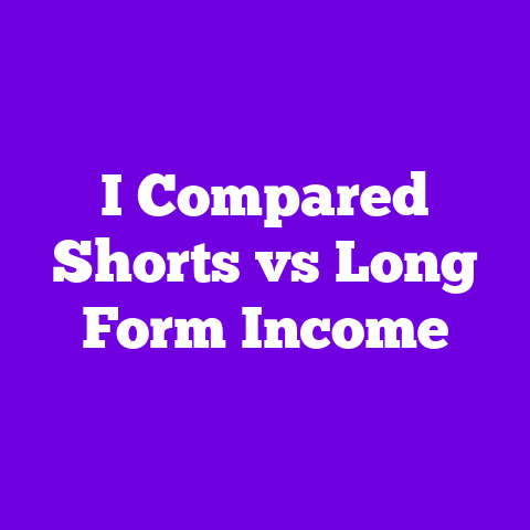 I Compared Shorts vs Long Form Income