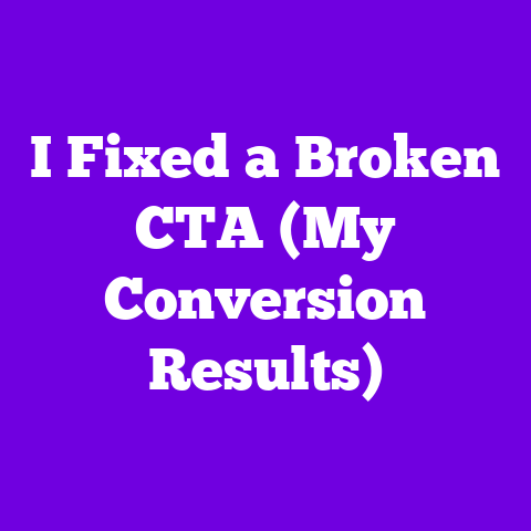 I Fixed a Broken CTA (My Conversion Results)