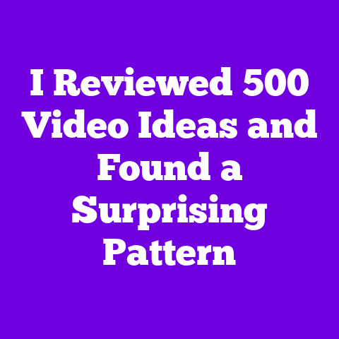 I Reviewed 500 Video Ideas and Found a Surprising Pattern