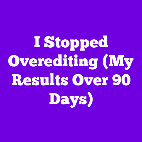 I Stopped Overediting (My Results Over 90 Days)