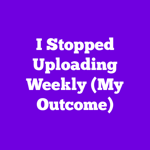 I Stopped Uploading Weekly (My Outcome)