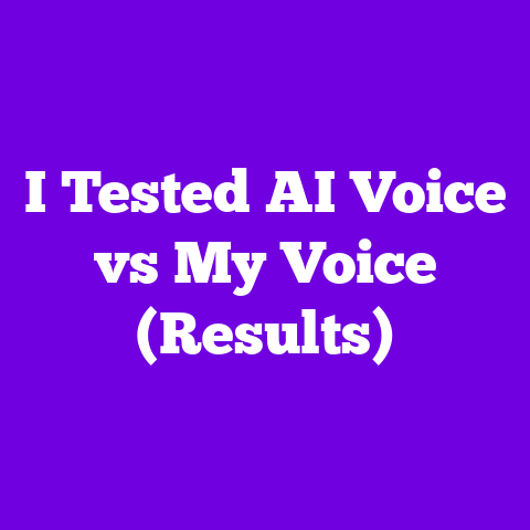 I Tested AI Voice vs My Voice (Results)