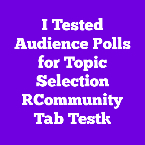 I Tested Audience Polls for Topic Selection [Community Tab Test]