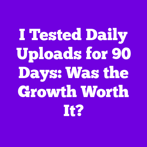 I Tested Daily Uploads for 90 Days: Was the Growth Worth It?
