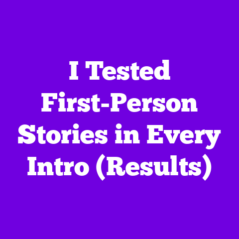 I Tested First-Person Stories in Every Intro (Results)