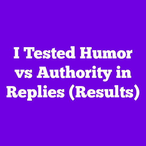I Tested Humor vs Authority in Replies (Results)