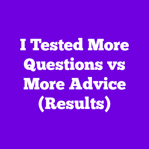 I Tested More Questions vs More Advice (Results)